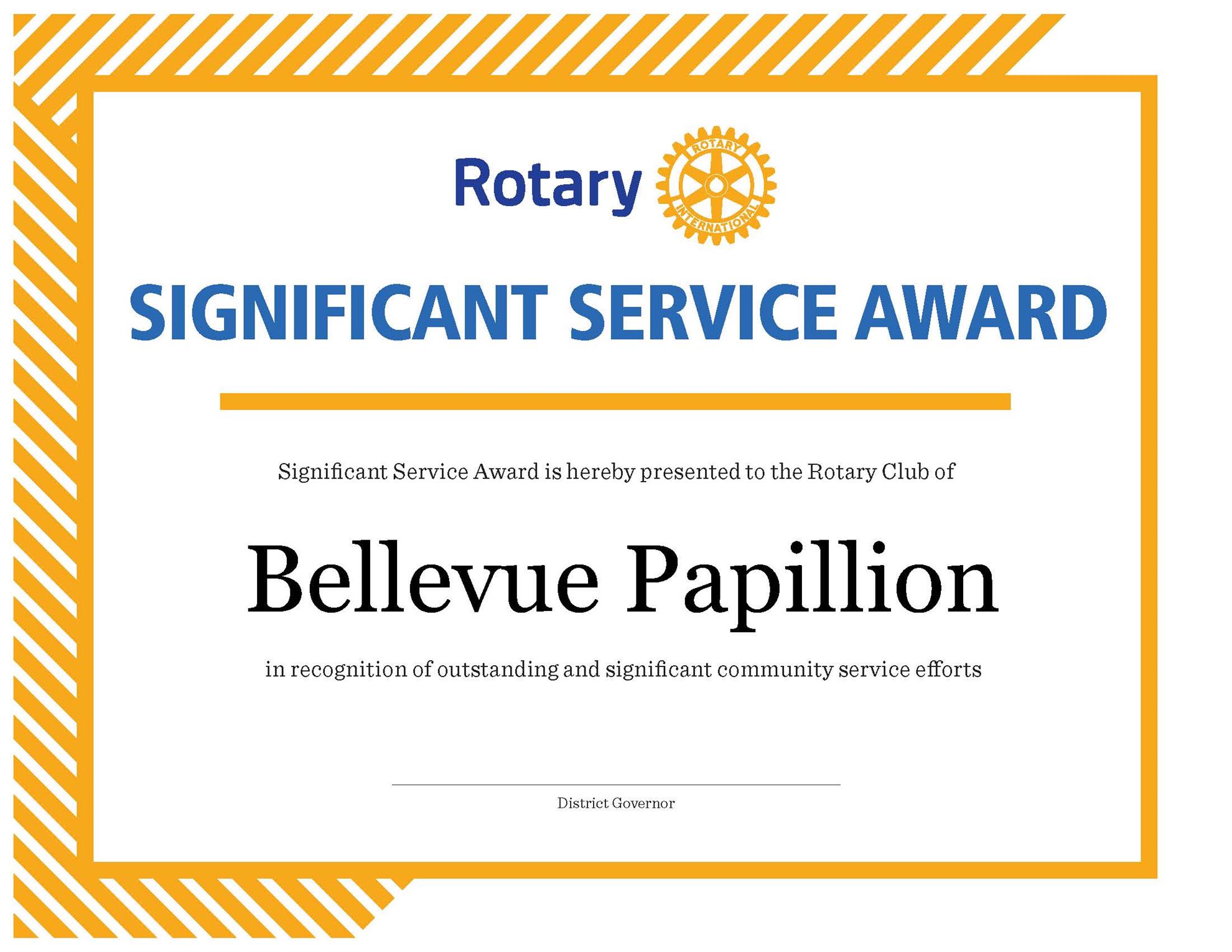 Rotary International Issued Awards Presented at District Conference